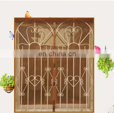 Polyester Screen Netting Material and Door & Window Screens Type Stripe Door Curtain Decoration With Bird Button photo-4