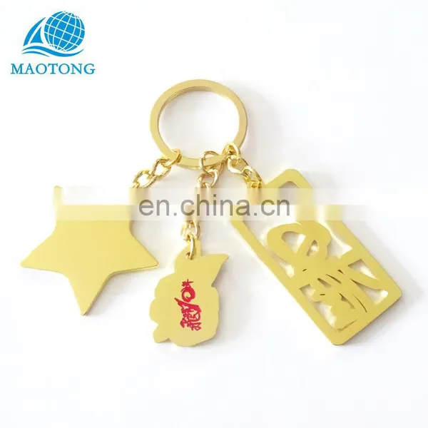 Promotional Gifts Custom Connecting Metal Key Ring For Christmas Sale And Metal Keychain photo-3