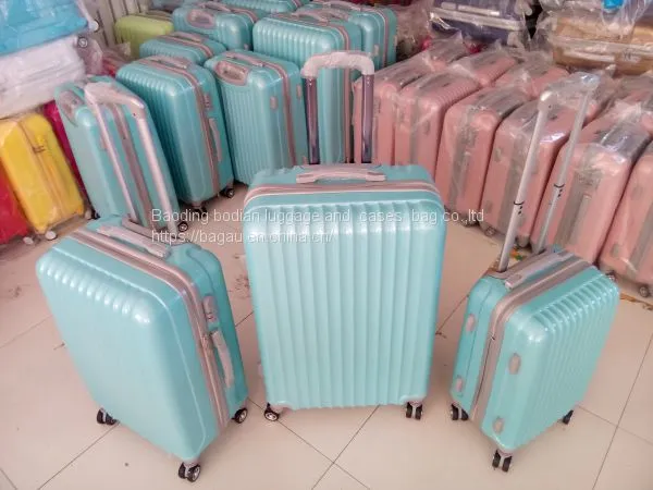 Factory Price PC Luggage Set Zipper Type Travel Bag Aluminum Trolley Travel Case photo-4
