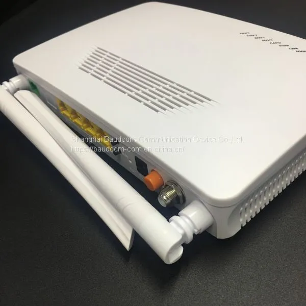1 Гигабитный порт Ethernet + 3 порта Fast Ethernet + RF кабельное телевидение + Wi-Fi GPON ONO