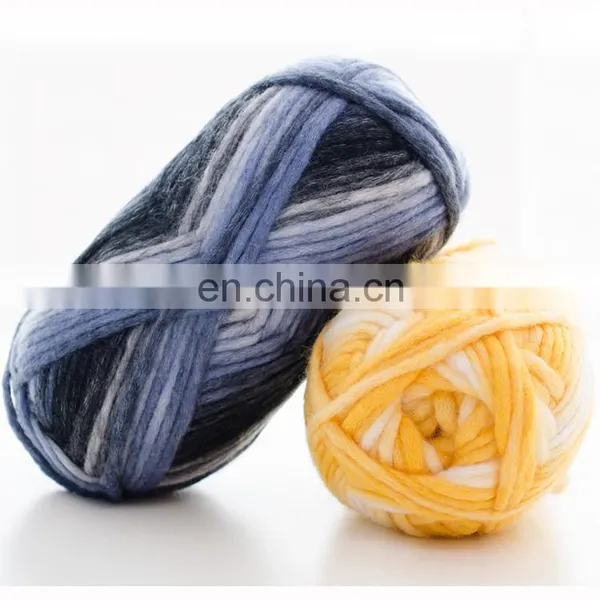 Wholesale Acrylic and Nylon Blend Worsted Weight Fancy Yarn for Knitting Scarf photo-6