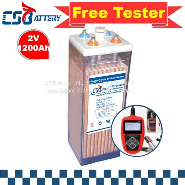 Csbattery 2V200ah Deep Cycle Opzs Battery for High-Recombination-Efficiency/VFD-Systems/Stationary/Renewable/Ali photo-3