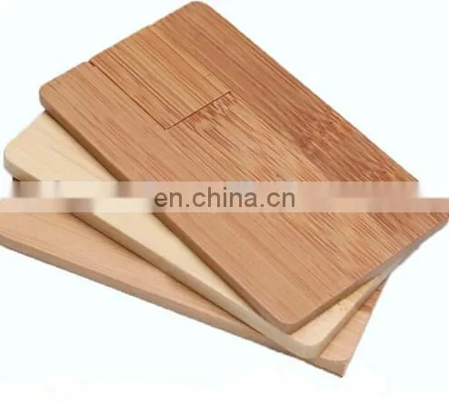 Personalized DIY LOGO Wooden Credit Card USB 2.0 Flash Drive Memory Stick For Computer photo-4