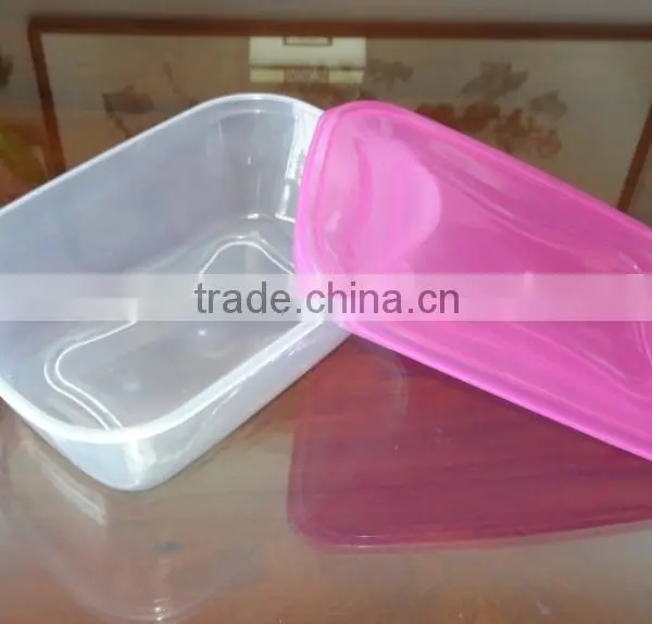 2200ml Rectangular Plastic Food Storage Container / Food Storage Box, Microwavable photo-2