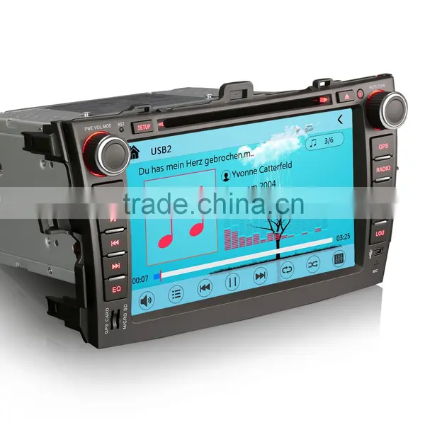 Erisin ES8288M Wholesale 8 Inch Car Radio DVD GPS 3G Bluetooth for Toyota photo-6