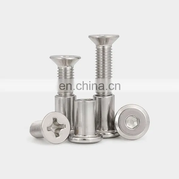 Stainless Steel Black Chicago Screws m8 Flat Head Philips Binding Post Screws photo-5