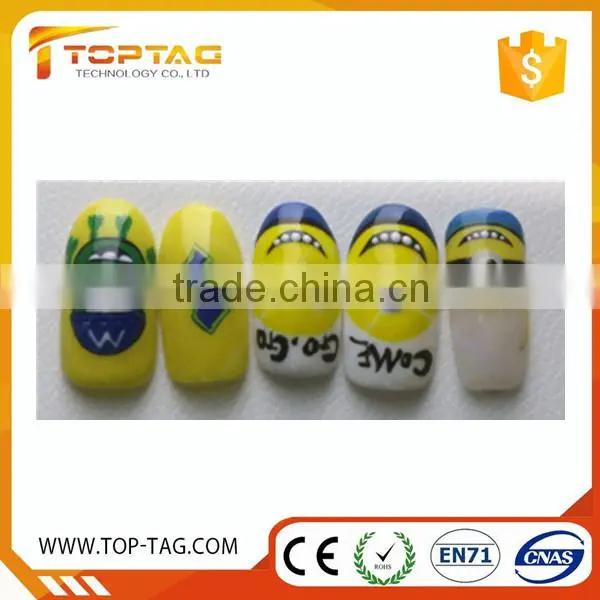 Durable Flashing Light NFC Rfid Micro Finger Nail Sticker For Women photo-5