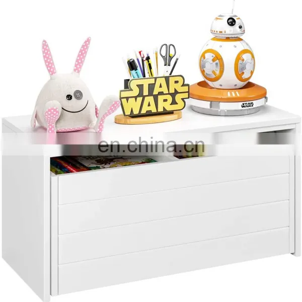 Kid Toy Chest Modern Toy Box With Wheel
