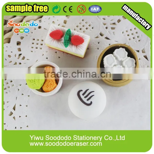 Funny 3D Food Shaped Rubber Eraser photo-2