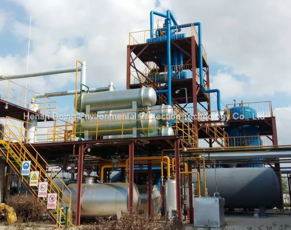 Small to Big Scales Crude Oil/used Motor Oil to Diesel Fuel Refinery Plant Distillaton Unit for Sale photo-5