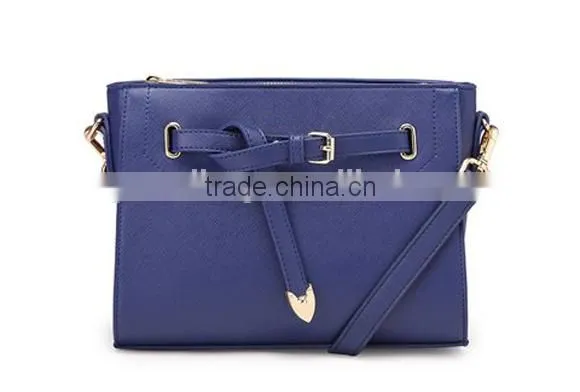 Saffiano Leather Ladies Messenger Bag Crossbody Bag With Detachable Shoulder Strip photo-2