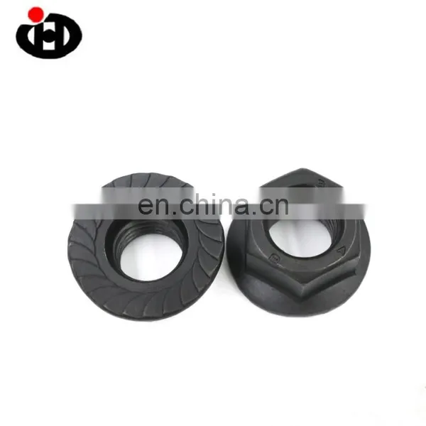 Hot Sale JINGHONG DIN6923 Serrated Black Hex Flange Nut photo-3