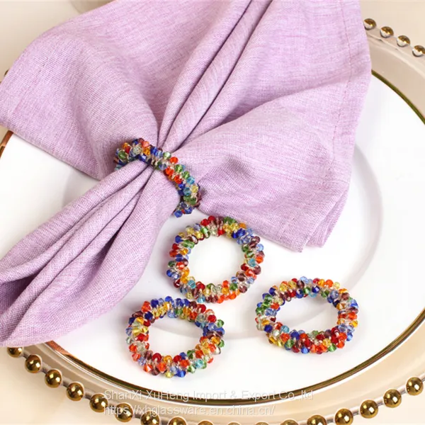 Cheap Wholesale Round Simple Napkin Cloth Holder For Home Decoration photo-4