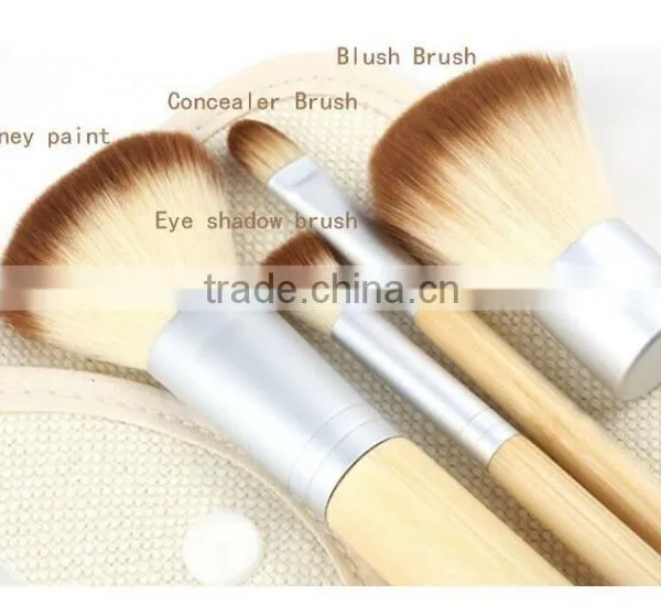 2016 New Style Bamboo Handle Foundation Brush/Bamboo Handle Blush Brush/High-Grade Bamboo Handle Makeup Brush