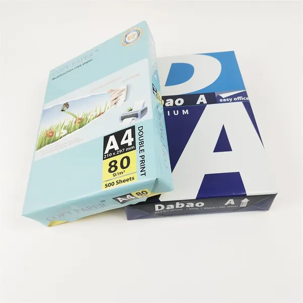 Best Quality 70 gsm 80gsm Hard 500 sheets Rim Bond Double Offset Ream Office Printer Printing A4 Size Copy Paper MAIL+kala@sdzlzy.com