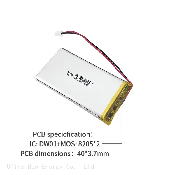 UFX 804585 3500mAh 3.7V Professional Polymer Lithium Ion Cell Manufacturer Produce Large Capacity Battery For Tablet PC photo-4