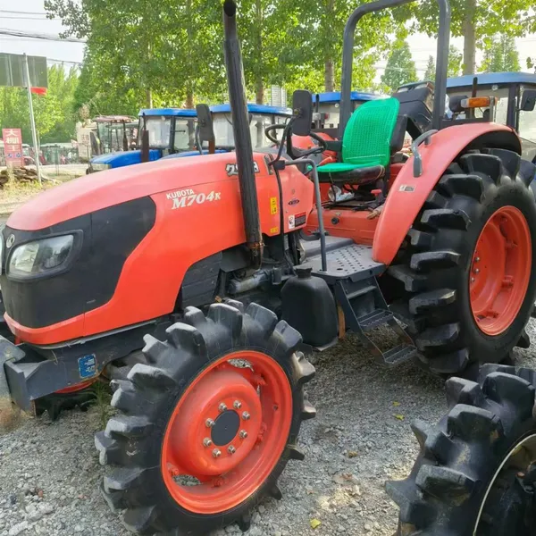 Cheap Used Wheel Kubota M704K 4WD Wheel Agricultural Equipment Mini Farm Tractor photo-5