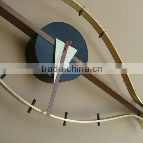 Fancy Wall Clock Eye Clock Design Wooden Decorative Wall Clock Quality Choice photo-4