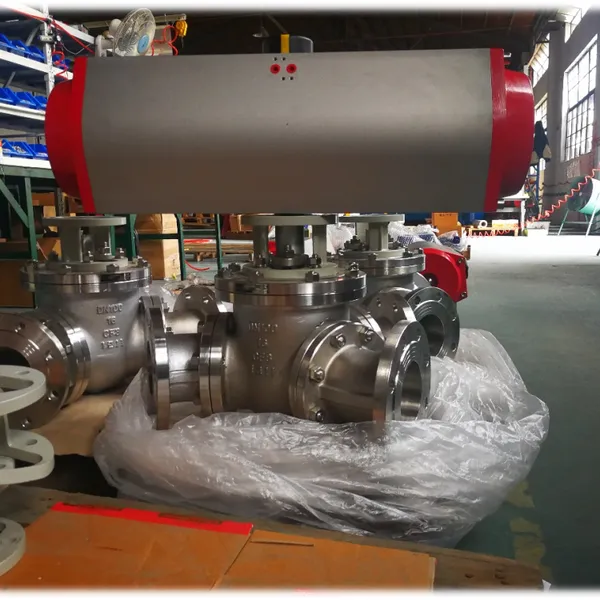 Powder Conveying Specialized Pneumatic Y-Type Ball Valve, Full Bore Design With No Dead Space for Clean Media photo-5