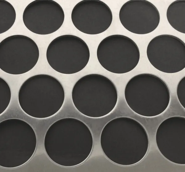 Vertical Arrangement Perforated Stainless Steel Sheet Stainless Steel Mesh Screen Factory Direct photo-3