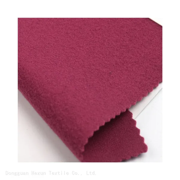 75% Nylon 25% Spandex Skin-friendly High Elasticity Double-sided Fleece Fabric Used for Winter Yoga Clothing and Outdoor Cycling Warm Fabric photo-2