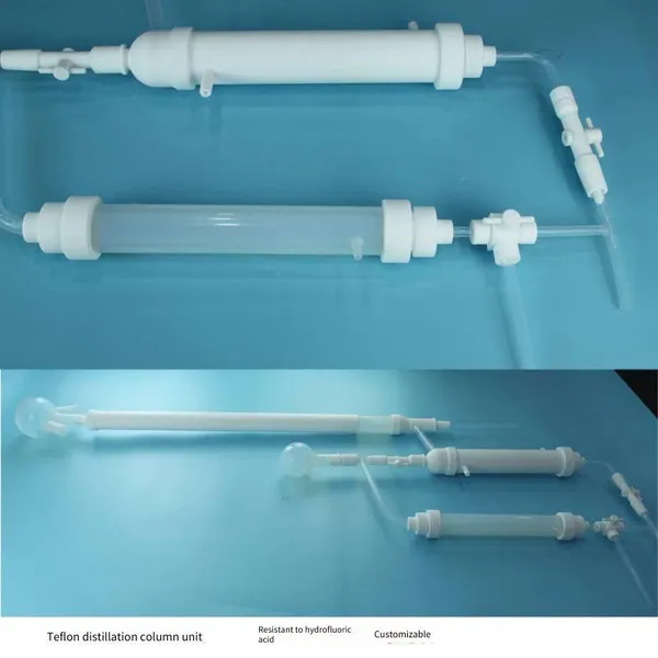 Resin Filter Column, Teflon Distillation Tower Filter Device, Customizable, Resistant to Hydrogen Fluoride, Sold as a Complete Set photo-3