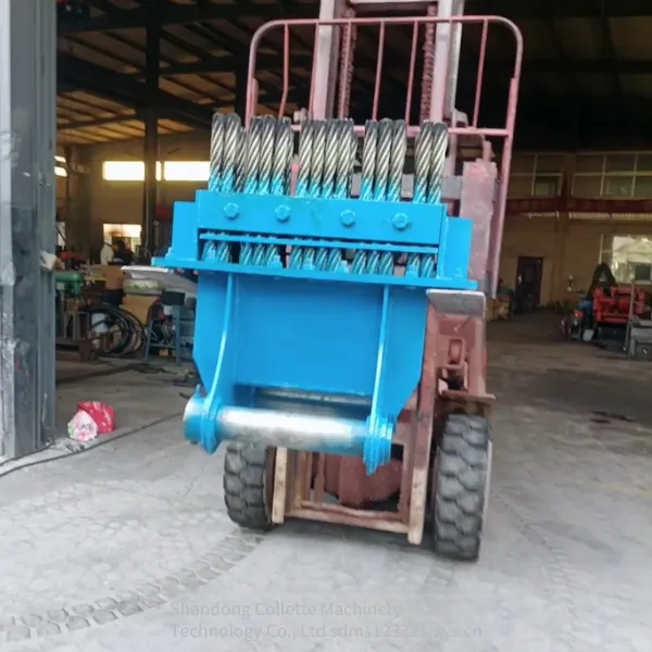 Newly Designed Steel Brushes for Excavators Used in Tunnel Engineering for Rapid Cleaning and Excavation, Four - Row Widened Steel Brushes for Invert, Manufacturer photo-4