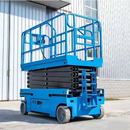 Self-Lifting Aerial Work Vehicle for High-Altitude Electrical Installation Projects