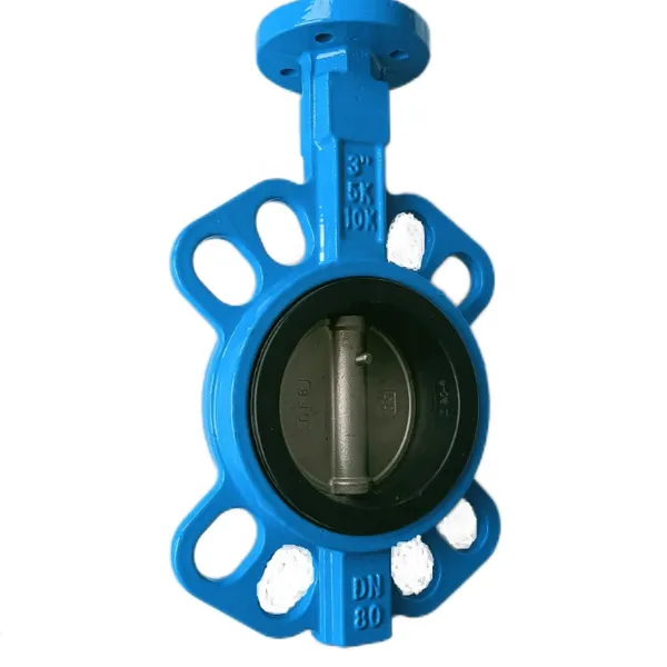 DN50-DN600 10K 5K PN16 150LB Cast Iron GG25 GGG50 Ductile Iron Wafer Type Butterfly Valve Handle Wafer Butterfly Valve photo-3