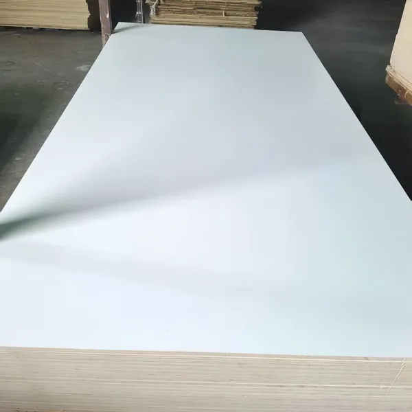 Warm White Melamine Faced Plywood