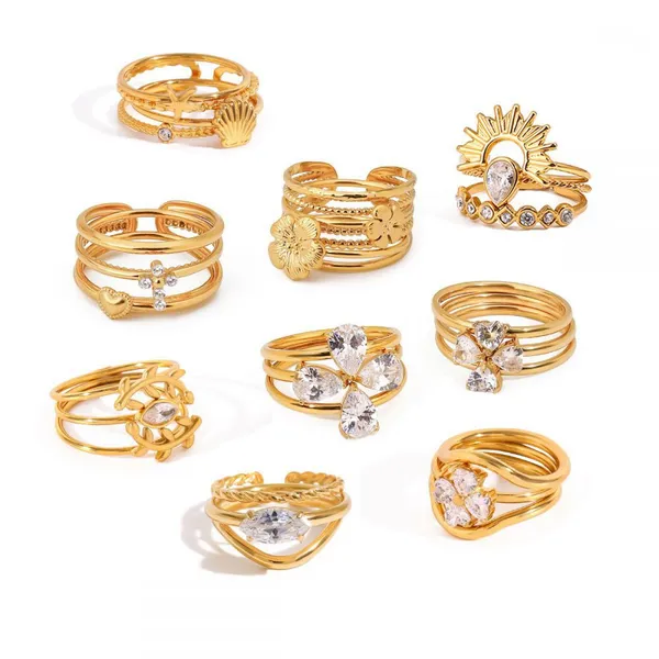 Factory Direct 316L Stackable Ring With 2-Year Color Retention Guarantee photo-5