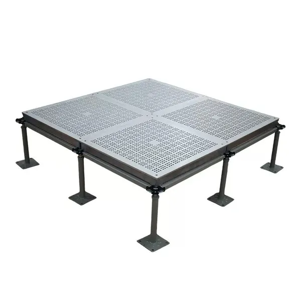 Aluminum Alloy Anti-Static Ventilated Floor Panel 600x600x55mm for Cleanroom Raised Access Floor System ( Uniform Load 1800kg) photo-3