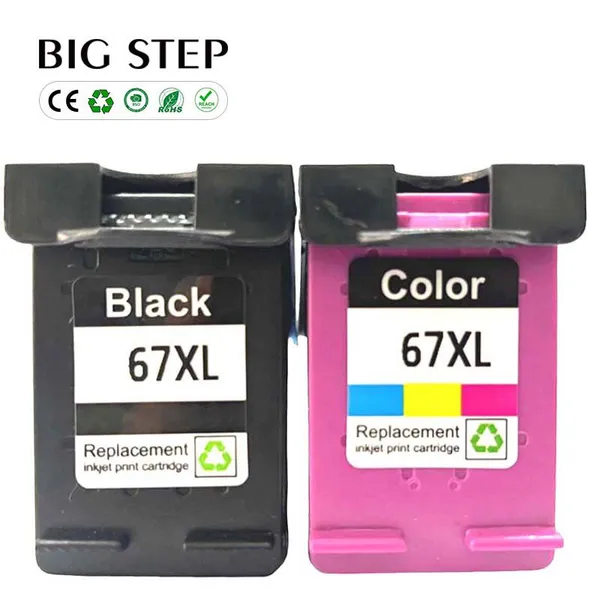 Wholesale Remanufactured HP Ink Cartridge HP 67 67XL HP67 for HP Deskjet Deskjet 2700 2330 Printer