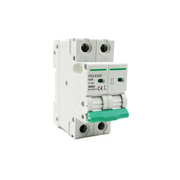 Small DC Circuit Breaker FK6-63DC 500VDC 2P Miniature Low Voltage Circuit Breaker photo-5