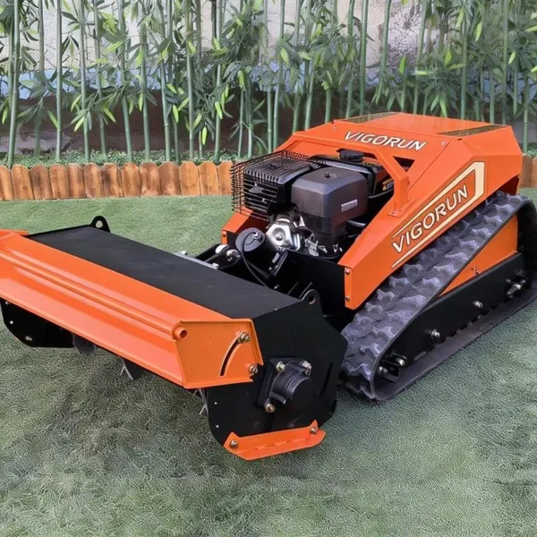 Vigorun Robot Mower with Remote Control 4 Hours of Working Time Remote Control Forestry Mulcher