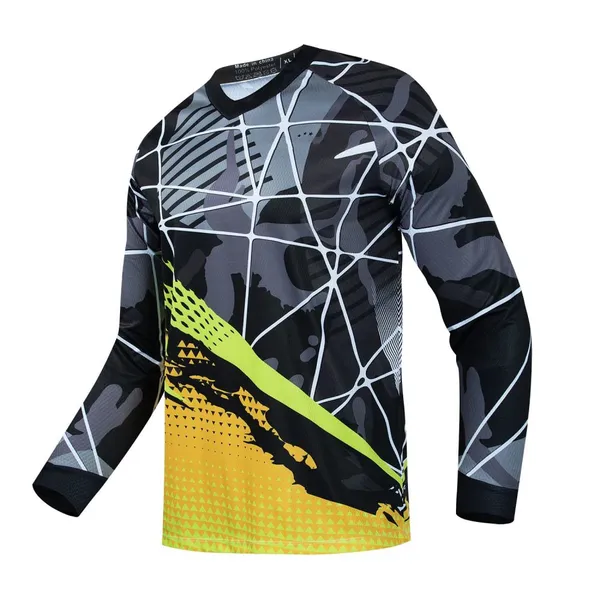 Motorcycle Jersey Quick Dry Mountain Bike T-Shirt Long Sleeve Downhill FOXFTA Jersey MTB Jersey Camo Breathable Bike Shirts