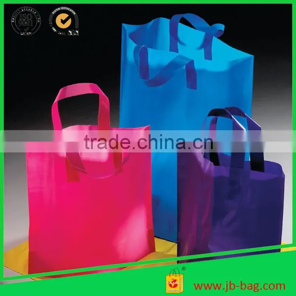 Matt HDPE Printed Plastic Shopping Bag Plastic Bag Logo Customized photo-3