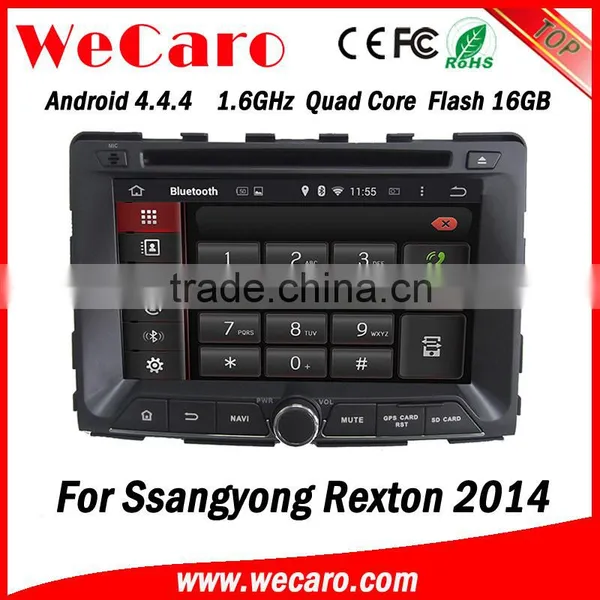 Wecaro WC-SY7070 7" Android 4.4.4 WIFI 3G Touch Screen Car Audio Player Car Dvd Gps for Ssangyong Rexton 2014 photo-2