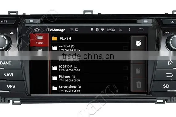 Wecaro WC-TC7019 Android 4.4.4 Car Multimedia System in Dash for Toyota Corolla Mp3 cd Player 1080p 2014 2015 photo-4