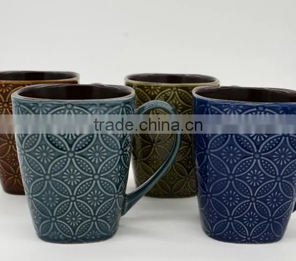 Stoneware Mugs Embossed photo-4
