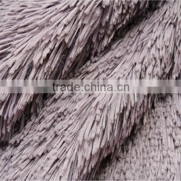 100% Polyester Faux Fur Fabrics Used for Clothes photo-2