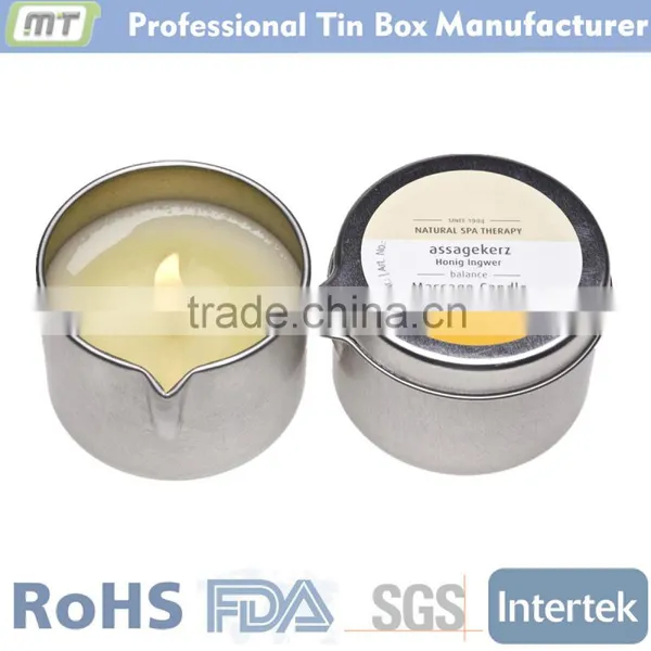 Metal Small Candle Jar With Spout photo-2