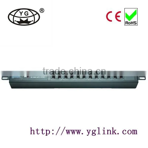 16A 19"1.5U 6ways With Three Lamp Lightning Protection Universal Type PDU