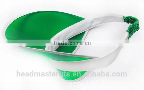 Wholesale Cheap Sunshade uv Protection Plastic Clear Pvc Sun Visor Cap photo-3
