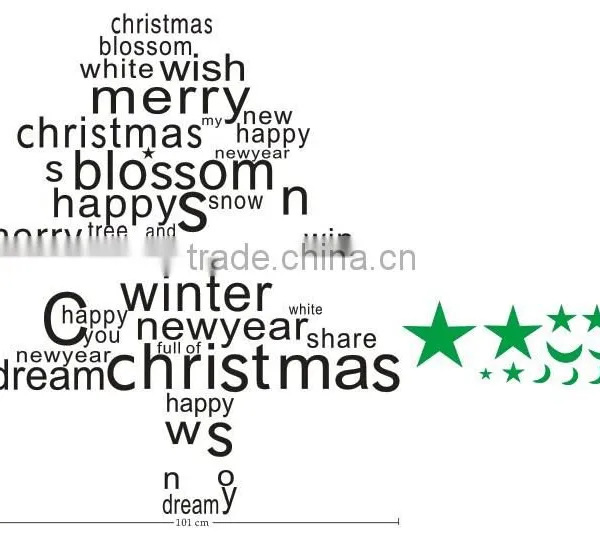 [Alforever]2015 Christmas Vinyl Wall Stickers photo-3