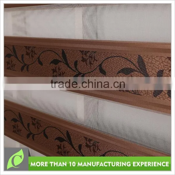 Top Sale Factory Wholesale Transparent Color Blind Jacquard Zebra Blind photo-3