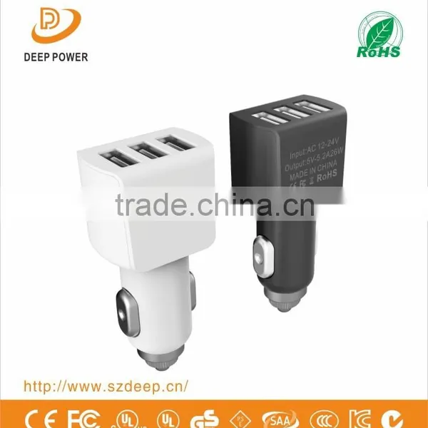 Smart 2 Port USB Car Charger for Smart Phone