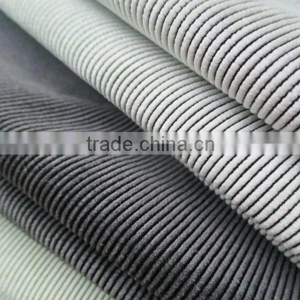 16 Wale Black Silk Elastic Corduroy photo-2