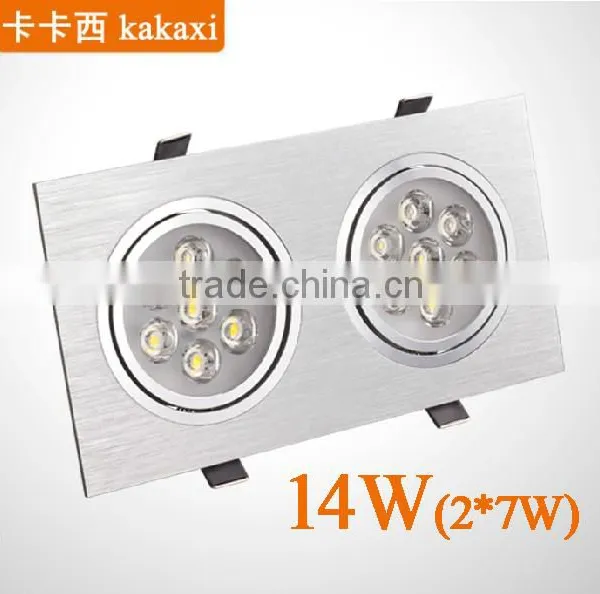 2 Light LED Ceiling Light Grille Lamp 6w 10W 14w 18w 24w 30w 36w LED Downlight photo-4