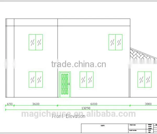 Waterproof Flat Roof Light Steel Villa/luxury Villa House Prefabricated Design/certificated Light Steel Villa photo-5